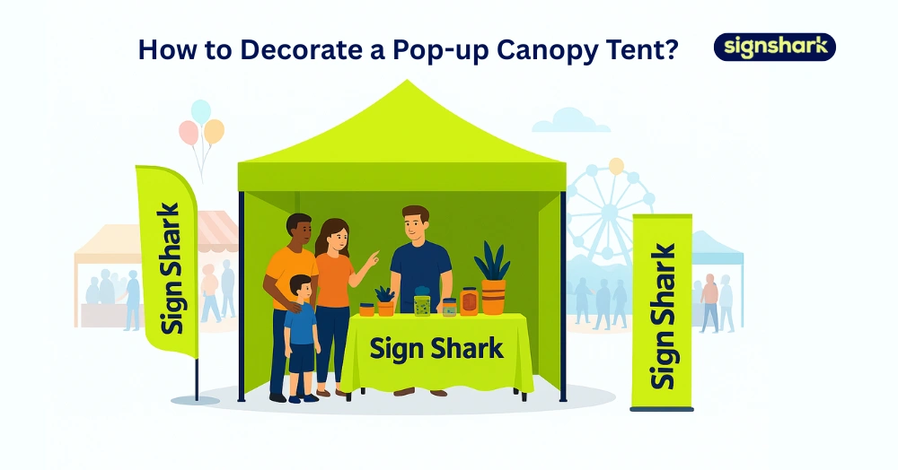 How to Decorate a Pop-up Canopy Tent